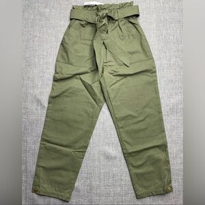 BB DAKOTA BY STEVE MADDEN Love Your Work Paperbag Waist Pants Size Small